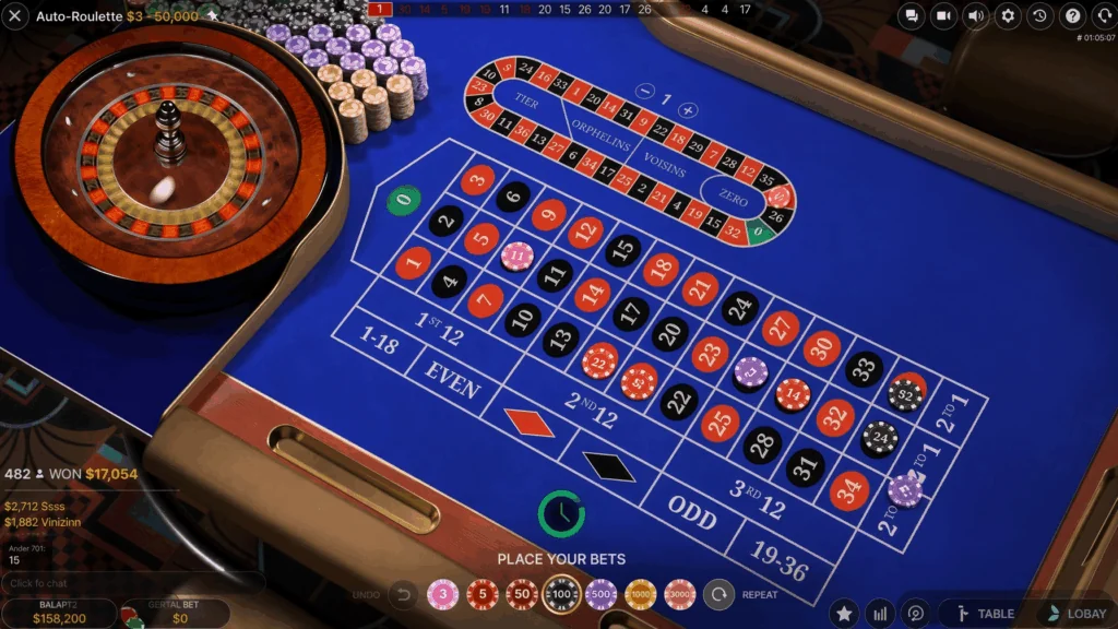 Auto-Roulette slot game screenshot