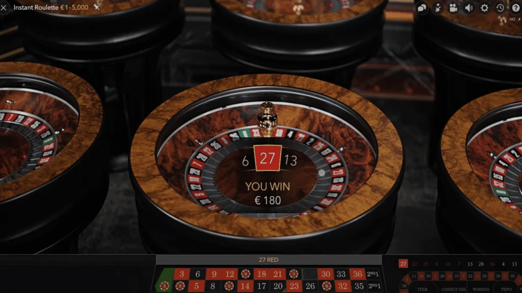Instant Roulette demo gameplay how to play