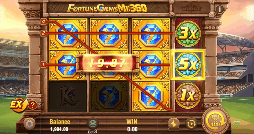 Fortune Gems Mr. 360 demo gameplay