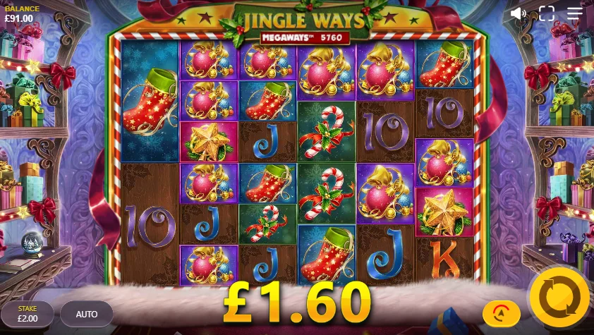 Jingle Ways Megaways slot features and rtp