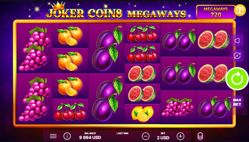 Joker Coins Megaways demo gameplay how to play