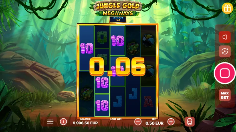 Jungle Gold Megaways slot game