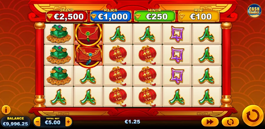 Lucky Gift Cash Collect slot game screenshot