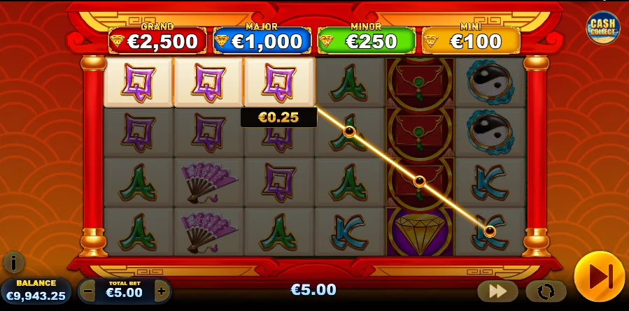 Lucky Gift Cash Collect slot features and rtp