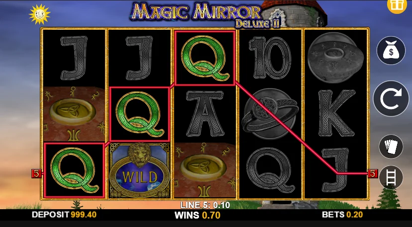 Magic Mirror Deluxe II slot features and rtp