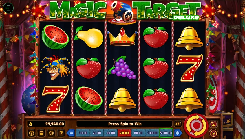Magic Target Deluxe slot game screenshot
