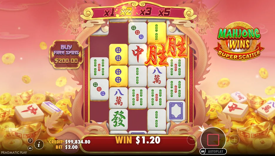 Mahjong Wins Super Scatter slot game