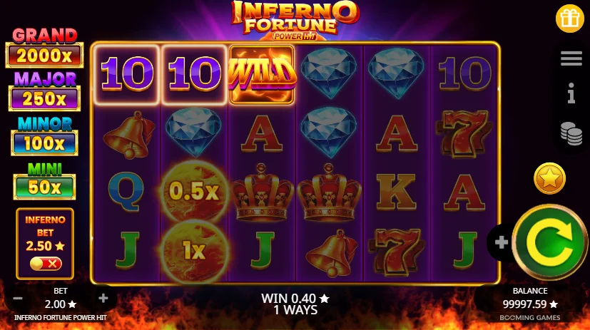 Inferno Fortune Power Hit slot game