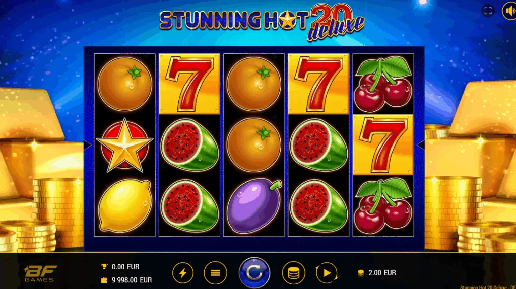 Stunning Hot 20 Deluxe slot game screenshot