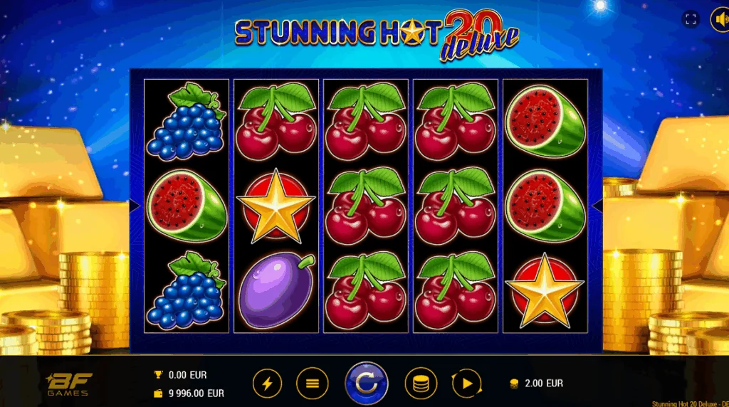 Stunning Hot 20 Deluxe demo gameplay how to play