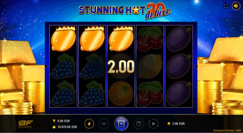 Stunning Hot 20 Deluxe slot game