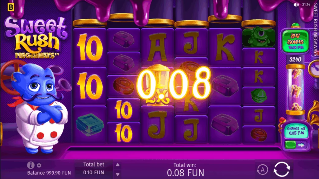 Sweet Rush Megaways slot game