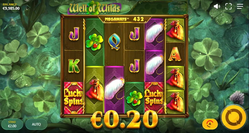Well of Wilds Megaways slot game screenshot