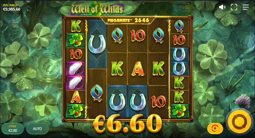 Well of Wilds Megaways slot features and rtp
