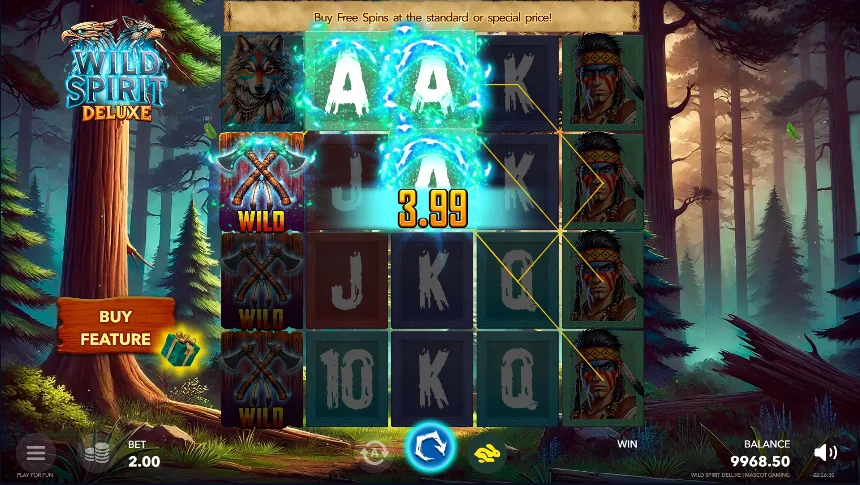 Wild Spirit Deluxe slot game