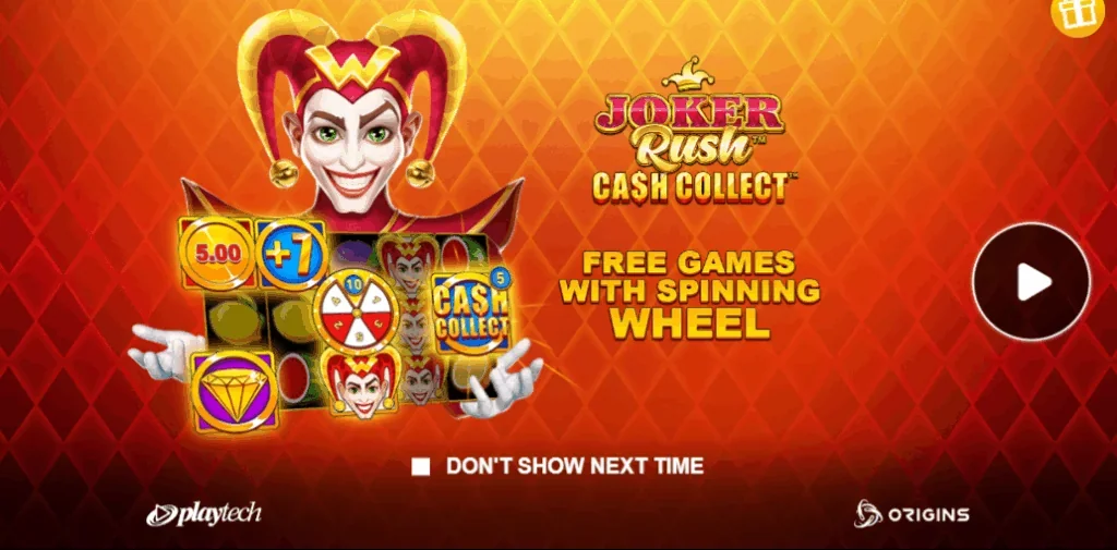 Joker Rush Cash Collect slot game