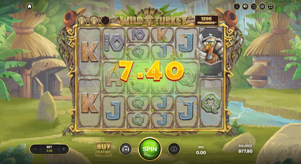 Wild Turkey Megaways slot features and rtp