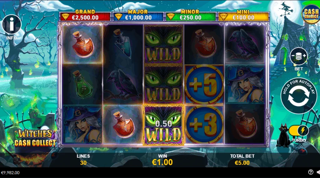 Witches Cash Collect slot game