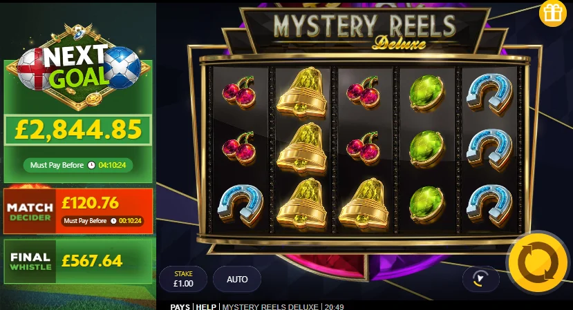 Mystery Reels Deluxe slot game screenshot