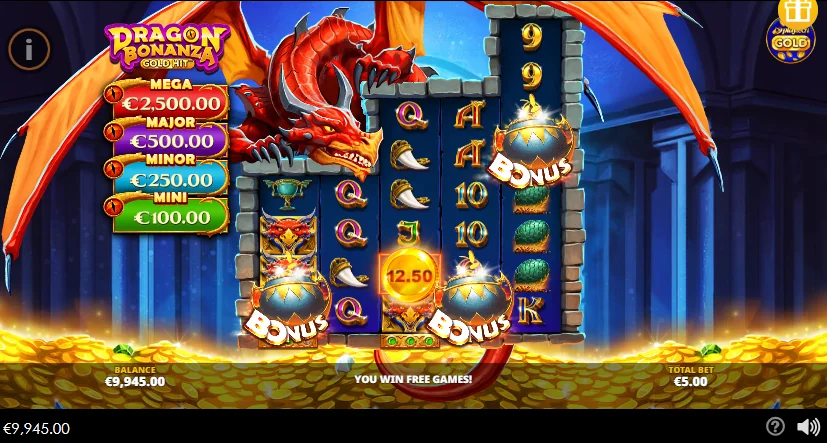 Gold Hit Dragon Bonanza demo gameplay how to play