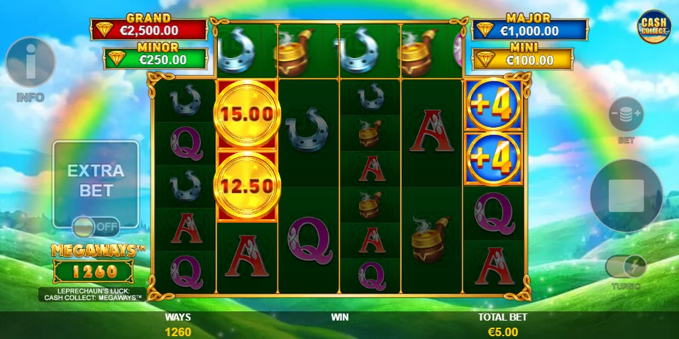 Leprechaun’s Luck Cash Collect Megaways slot game