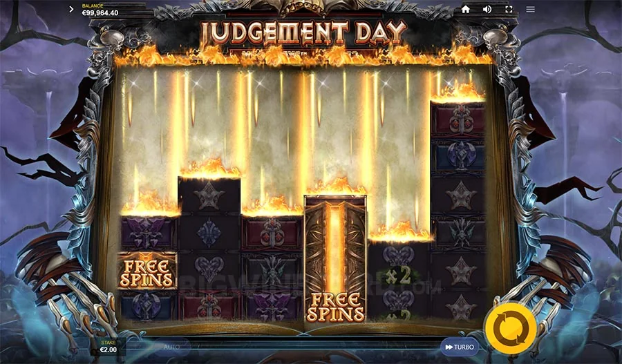 Judgement Day Megaways demo gameplay how to play