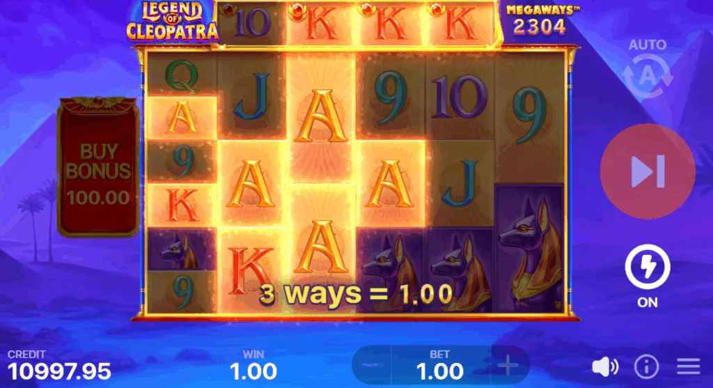 Legend of Cleopatra Megaways slot game