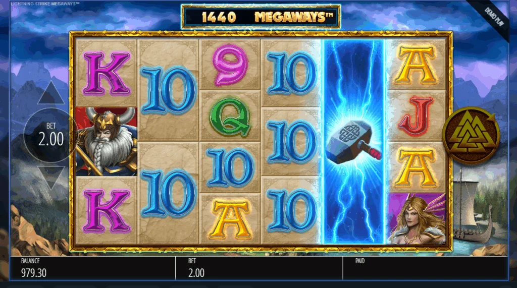 Lightning Strike Megaways demo gameplay how to play