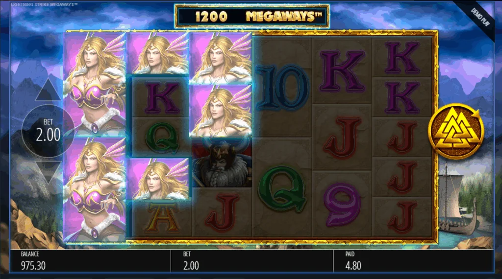 Lightning Strike Megaways slot game