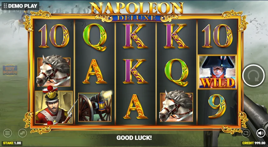 Napoleon Deluxe slot game screenshot