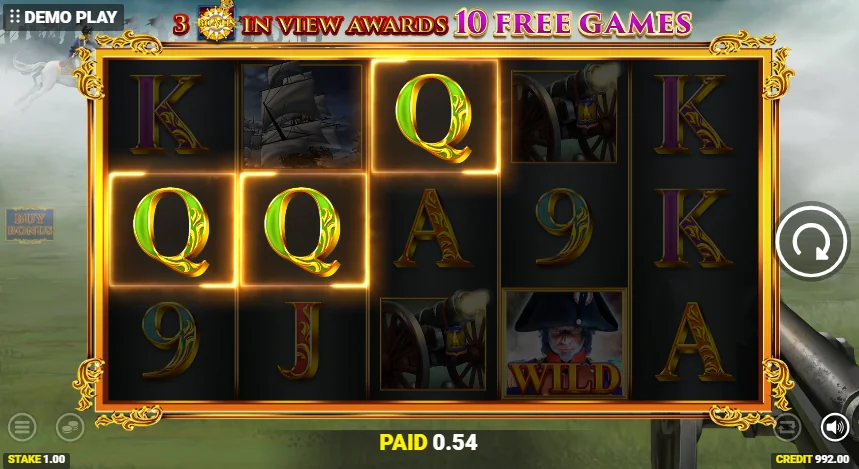 Napoleon Deluxe slot game