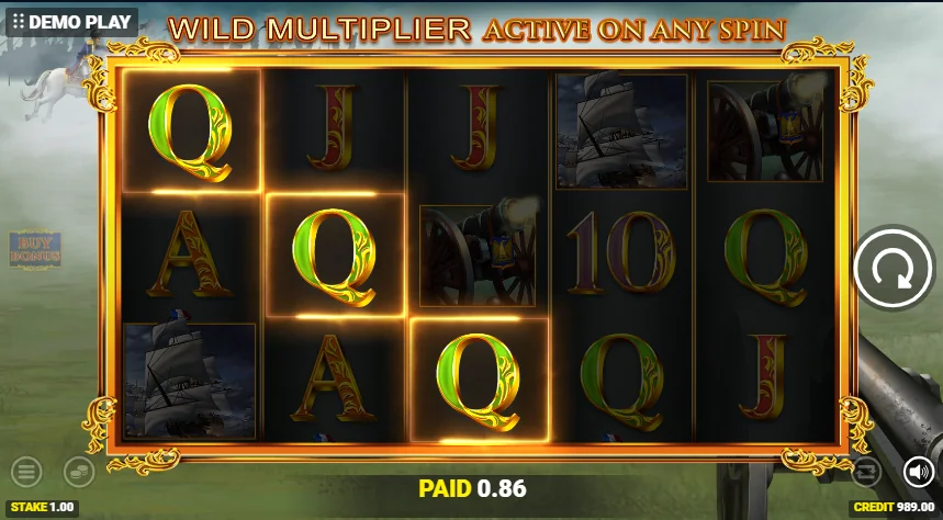 Napoleon Deluxe slot features and rtp