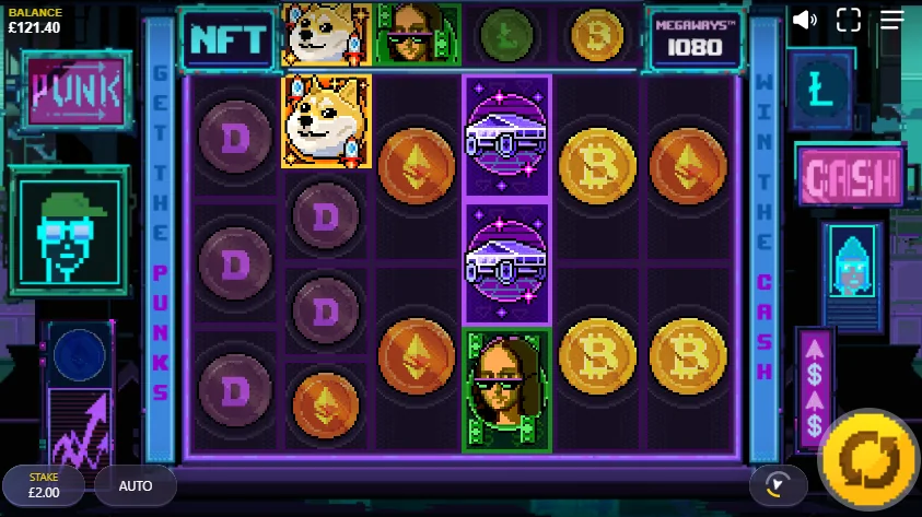 NFT Megaways slot game