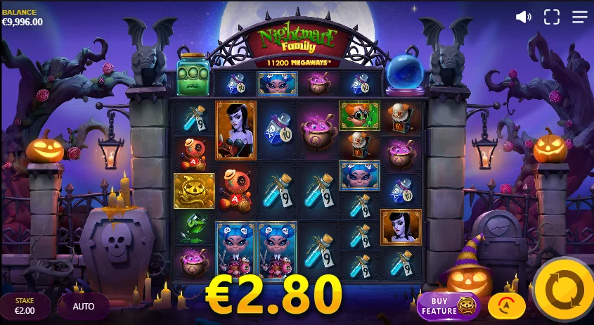 Nightmare Family Megaways slot game