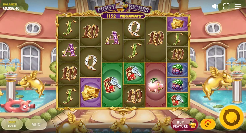 Piggy Riches 2 Megaways slot game screenshot