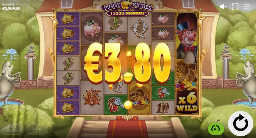Piggy Riches Megaways slot features and rtp