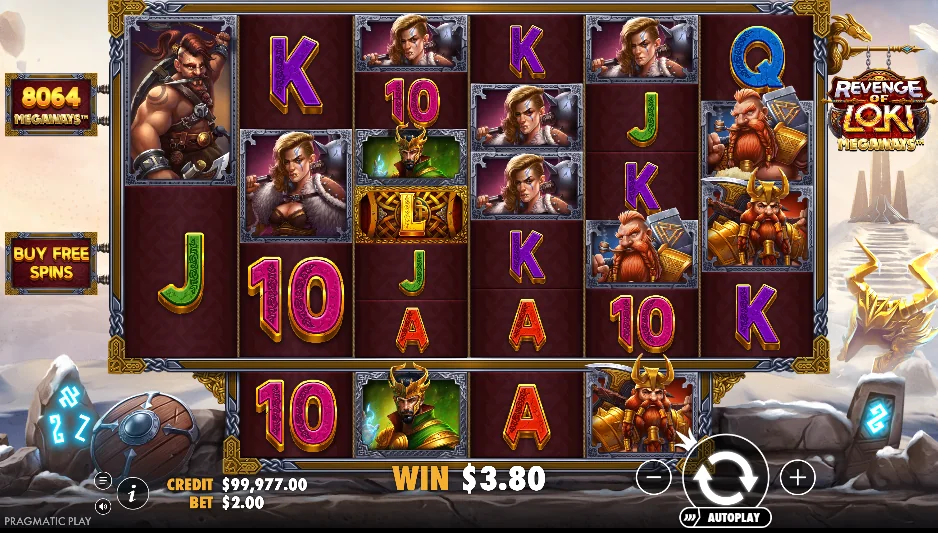 Revenge of Loki Megaways slot game