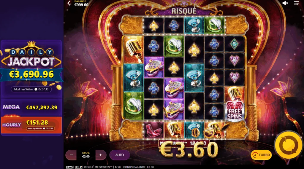 Risque Megaways demo gameplay how to play