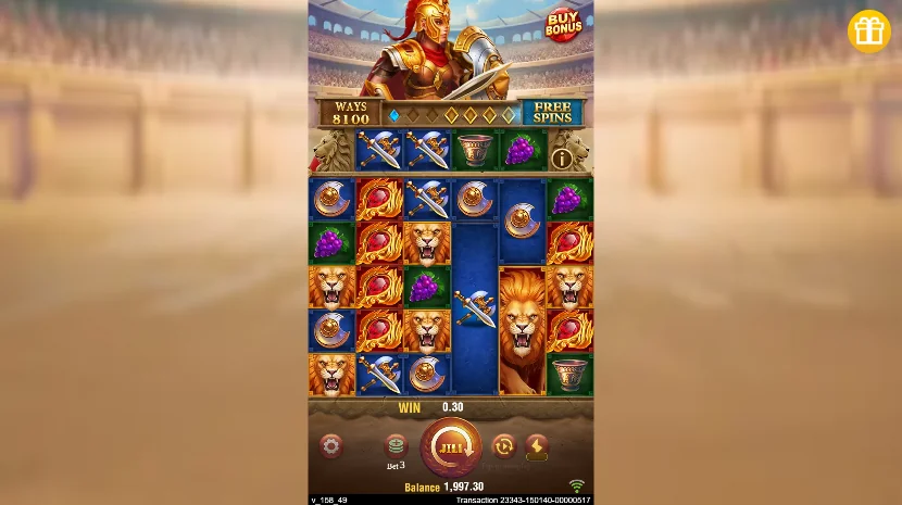 Roma X Deluxe slot features and rtp