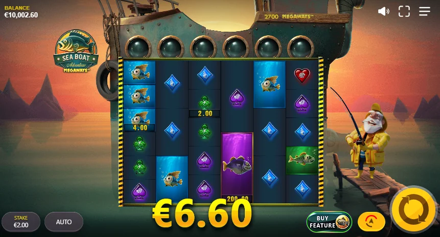 Sea Boat Adventure Megaways demo gameplay how to play