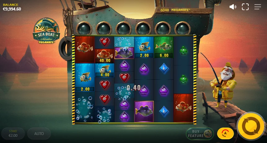 Sea Boat Adventure Megaways slot features and rtp