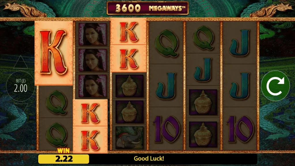 Thai Flower Megaways demo gameplay how to play