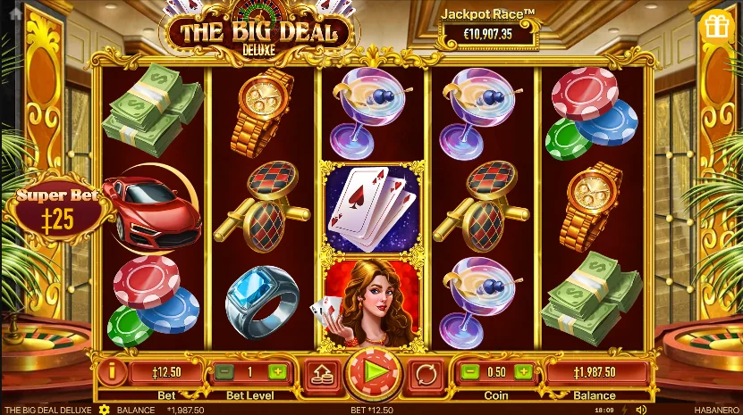 The Big Deal Deluxe slot game screenshot