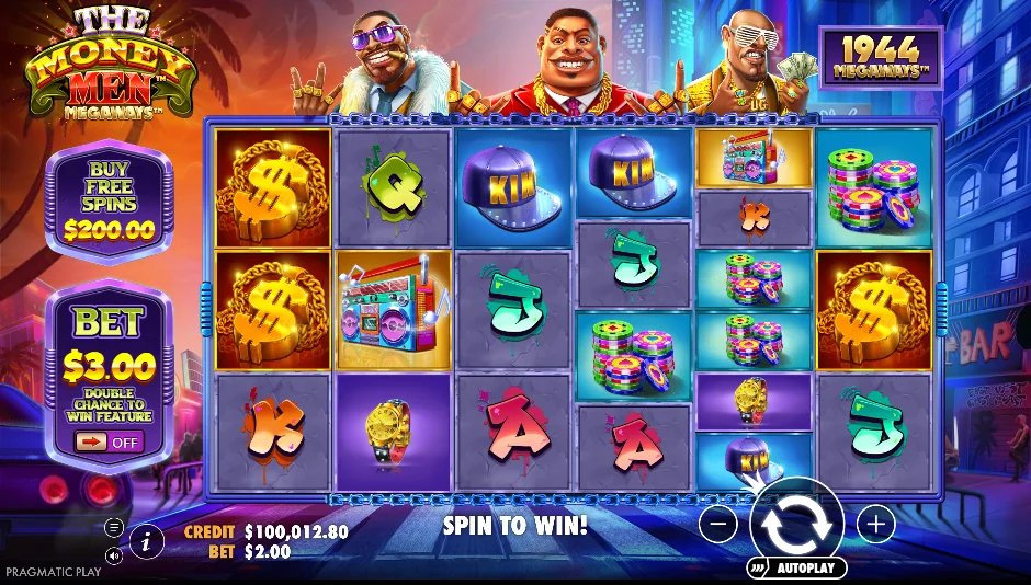 The Money Men Megaways demo gameplay how to play