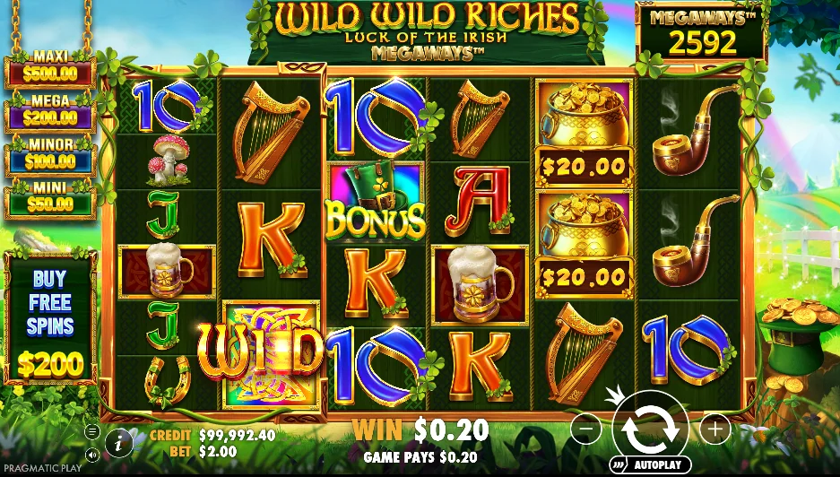 Wild Wild Riches Megaways slot game