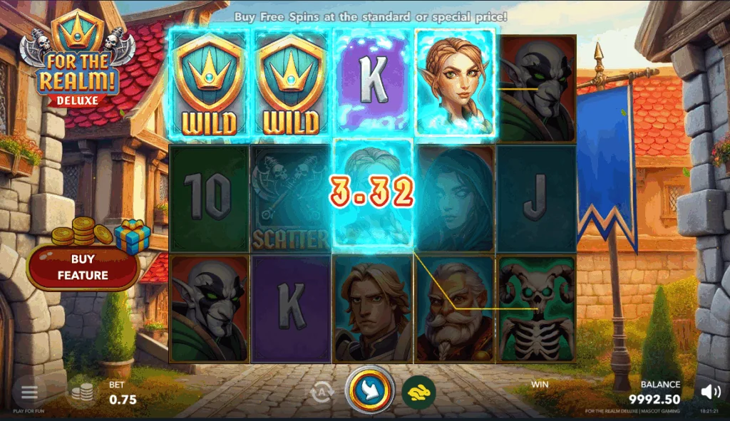 For The Realm Deluxe slot game