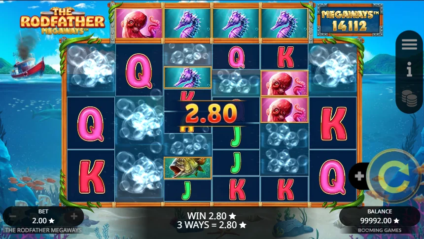 The Rodfather Megaways slot features and rtp