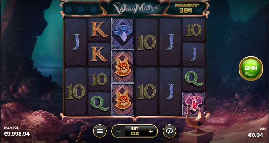 The Wish Master Megaways slot game