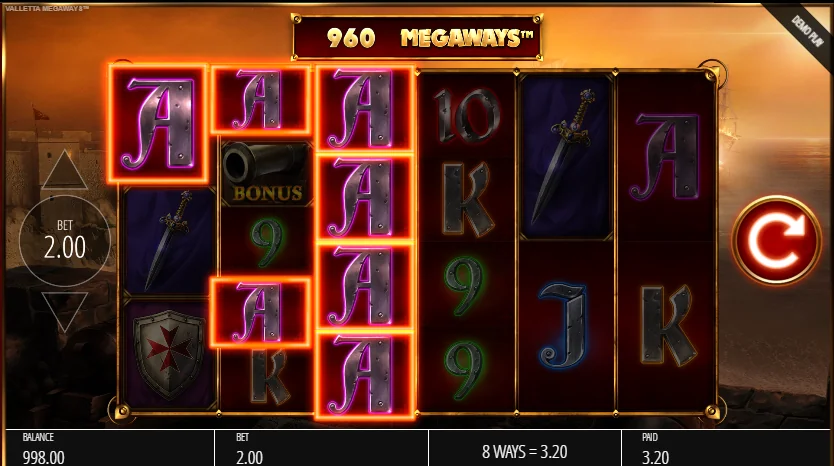 Valletta Megaways slot game