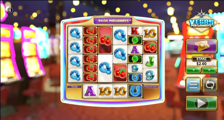 Vegas Megaways demo gameplay how to play